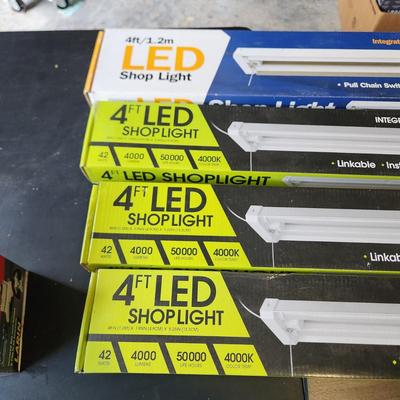 4 LED 4ft Shop Lights Cool White