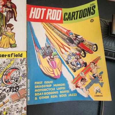 Lot of Car Magazines 1960' s CARtoons Hot Rod Cartoons Drag Cartoons