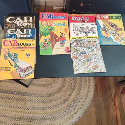 Lot of Car Magazines 1960' s CARtoons Hot Rod Cartoons Drag Cartoons