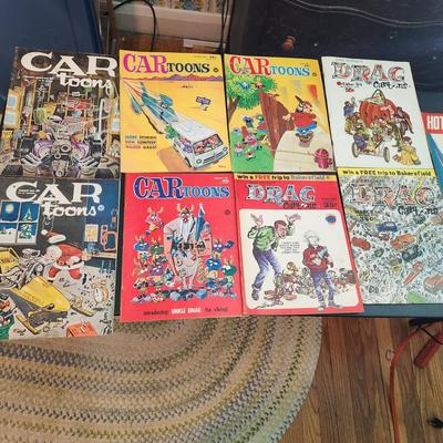 Lot of Car Magazines 1960' s CARtoons Hot Rod Cartoons Drag Cartoons