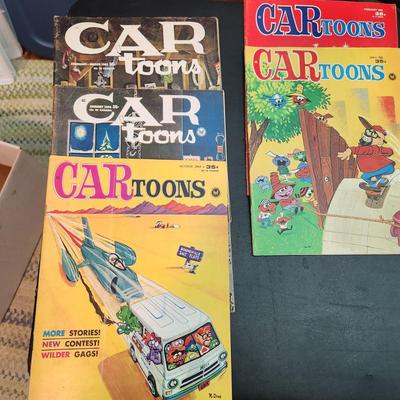 Lot of Car Magazines 1960' s CARtoons Hot Rod Cartoons Drag Cartoons