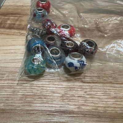 PANDORA BRACELET/SOME CHARMS ARE 925 SILVER AND EXTRA CHARMS