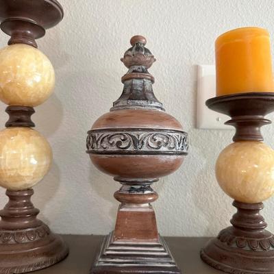 CANDLE STICKS AND DECOR