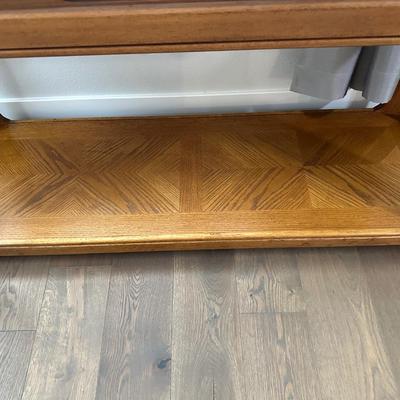 GLASS TOP SOFA TABLE