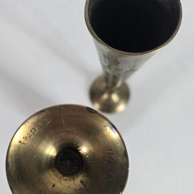 LOT 82L: Brass Hanging Lantern, Bowls, and Decor