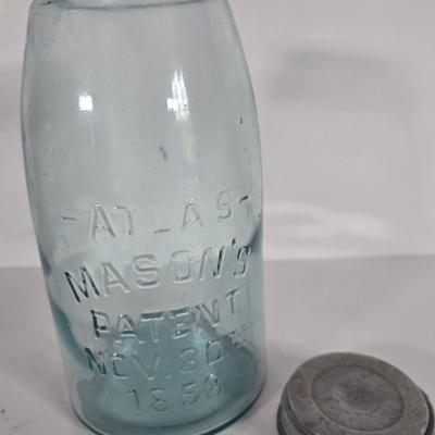 LOT 85L: Assorted Crocks and Glass Bottles
