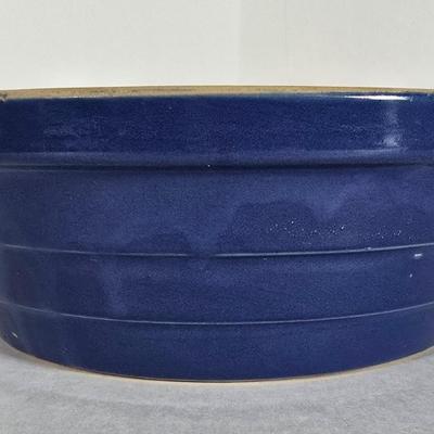 LOT 87L: Woodbury Bowl with Earthenware Crocks and Bowls