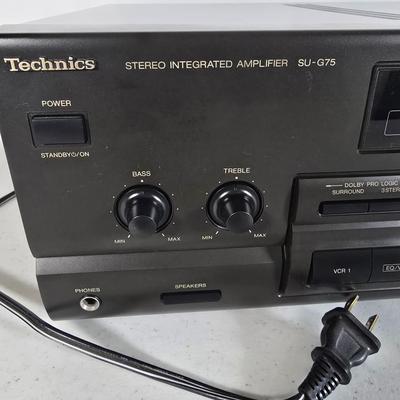 LOT 97L: Technics Stereo Integrated Amplifier SU-G75