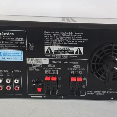 LOT 97L: Technics Stereo Integrated Amplifier SU-G75
