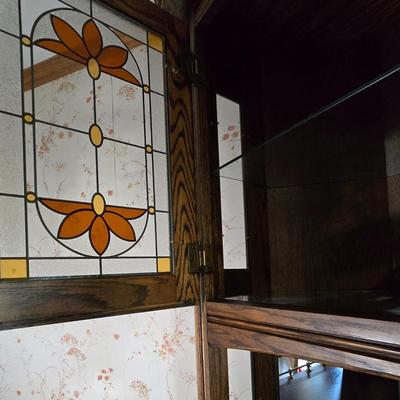 LOT 105L: Corner Bar Cabinet