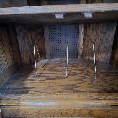 LOT 105L: Corner Bar Cabinet