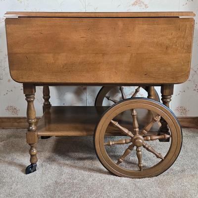 LOT 112D: Athens Table Co Serving Cart