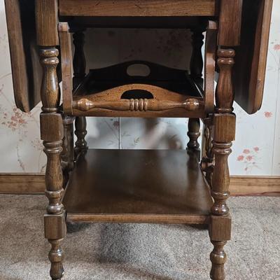 LOT 112D: Athens Table Co Serving Cart