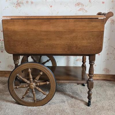 LOT 112D: Athens Table Co Serving Cart