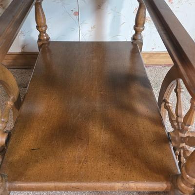 LOT 112D: Athens Table Co Serving Cart