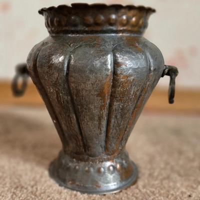 LOT 114L: Metal Decor and Wood Chests
