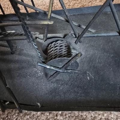 LOT 114L: Metal Decor and Wood Chests