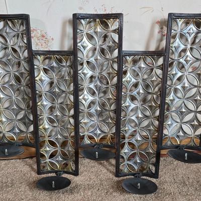 LOT 114L: Metal Decor and Wood Chests
