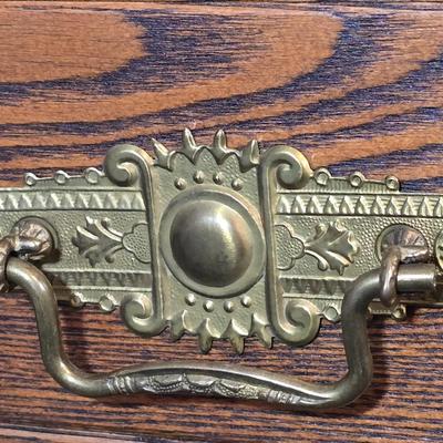 LOT 118Y: Antique Carved Bedroom Set