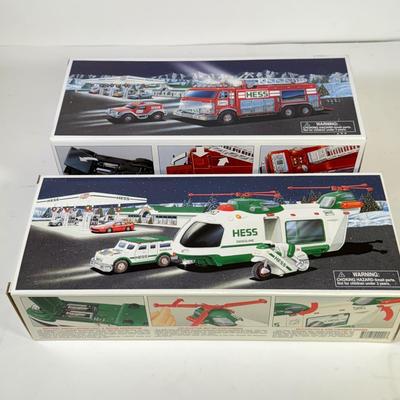 LOT 121B: Collection of New in Box Hess Trucks