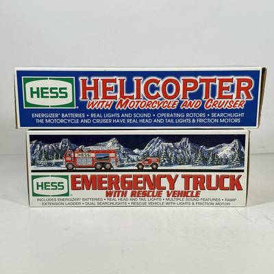 LOT 121: Collection of New in Box Hess Trucks