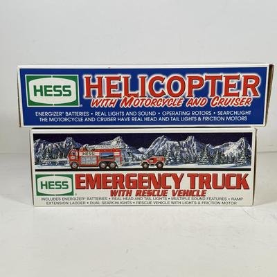 LOT 121: Collection of New in Box Hess Trucks