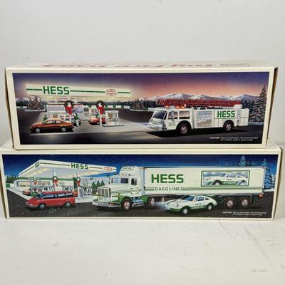 LOT 122: Collection of New in Box Hess Trucks