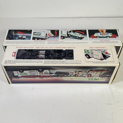 LOT 122: Collection of New in Box Hess Trucks