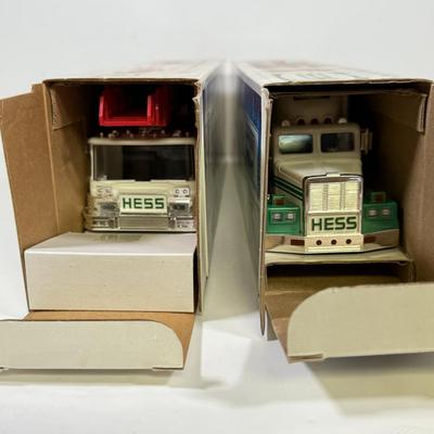 LOT 122: Collection of New in Box Hess Trucks