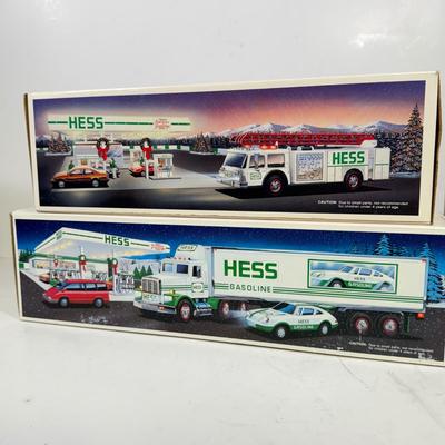LOT 122: Collection of New in Box Hess Trucks