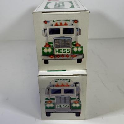 LOT 122: Collection of New in Box Hess Trucks