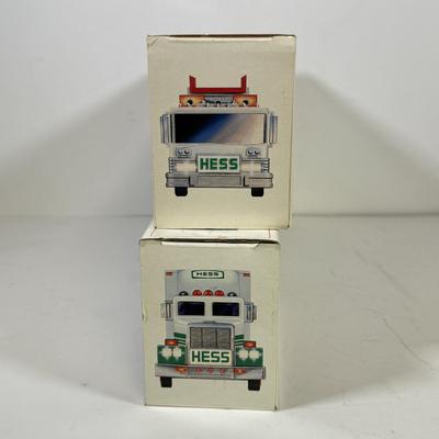 LOT 122: Collection of New in Box Hess Trucks