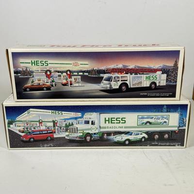 LOT 122: Collection of New in Box Hess Trucks