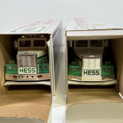 LOT 122: Collection of New in Box Hess Trucks