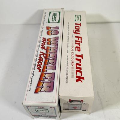 LOT 122: Collection of New in Box Hess Trucks