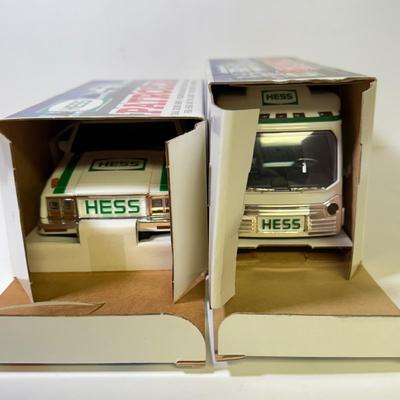 LOT 123: Collection of New in Box Hess Trucks