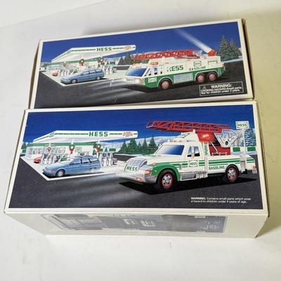 LOT 123: Collection of New in Box Hess Trucks