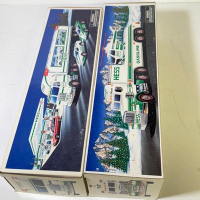 LOT 123: Collection of New in Box Hess Trucks