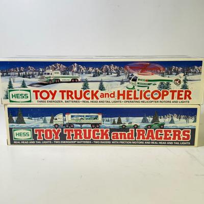 LOT 123: Collection of New in Box Hess Trucks
