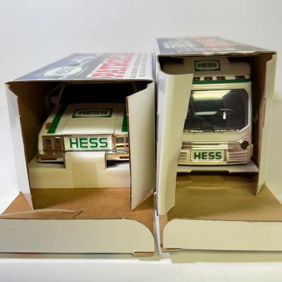 LOT 123: Collection of New in Box Hess Trucks