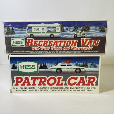 LOT 123: Collection of New in Box Hess Trucks