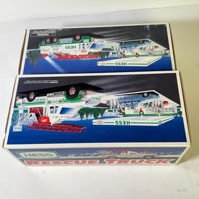 LOT 123: Collection of New in Box Hess Trucks