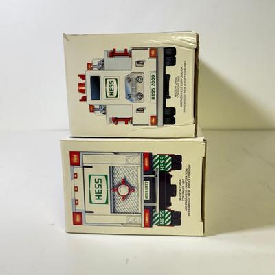LOT 124: Collection of New in Box Hess Trucks