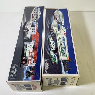 LOT 124: Collection of New in Box Hess Trucks