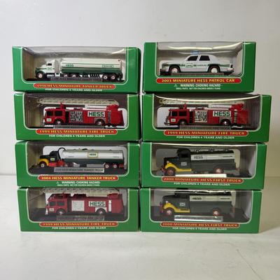 LOT 126B: Collection of New Hess Trucks in Box