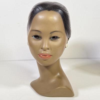 LOT 141B: Vintage Mannequin Heads & Wooden Busts