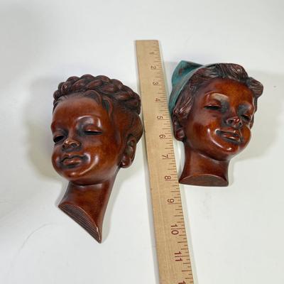 LOT 141B: Vintage Mannequin Heads & Wooden Busts