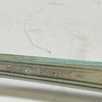 LOT 147B: Sterling Silver Flatware - 272 Grams of Silver