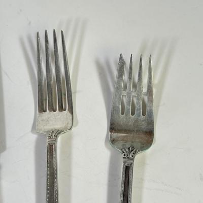 LOT 147B: Sterling Silver Flatware - 272 Grams of Silver