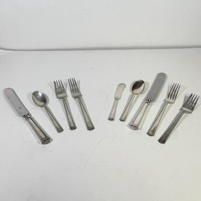 LOT 147B: Sterling Silver Flatware - 272 Grams of Silver